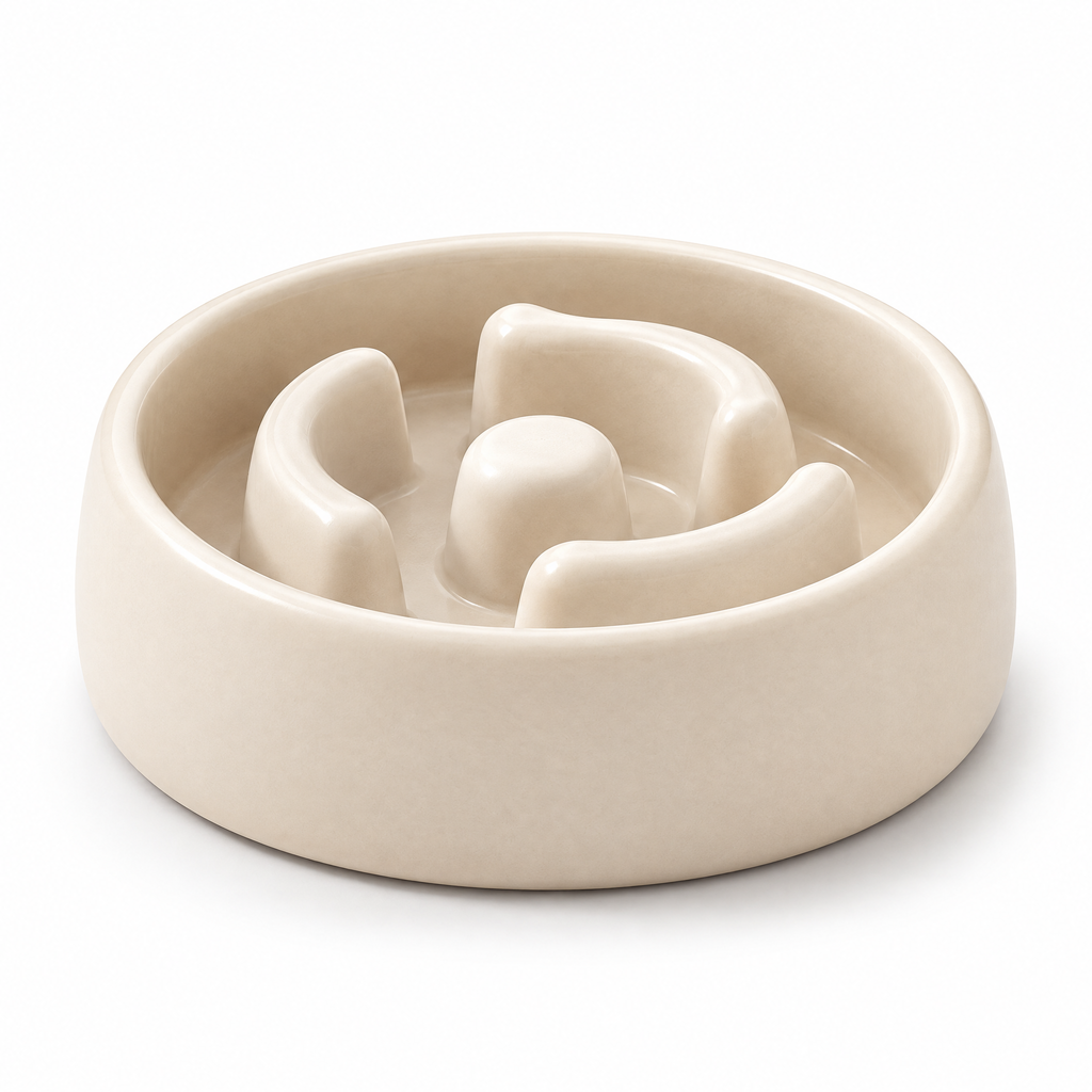 Northaliq™ Ceramic Slow Feeder Dog Bowl