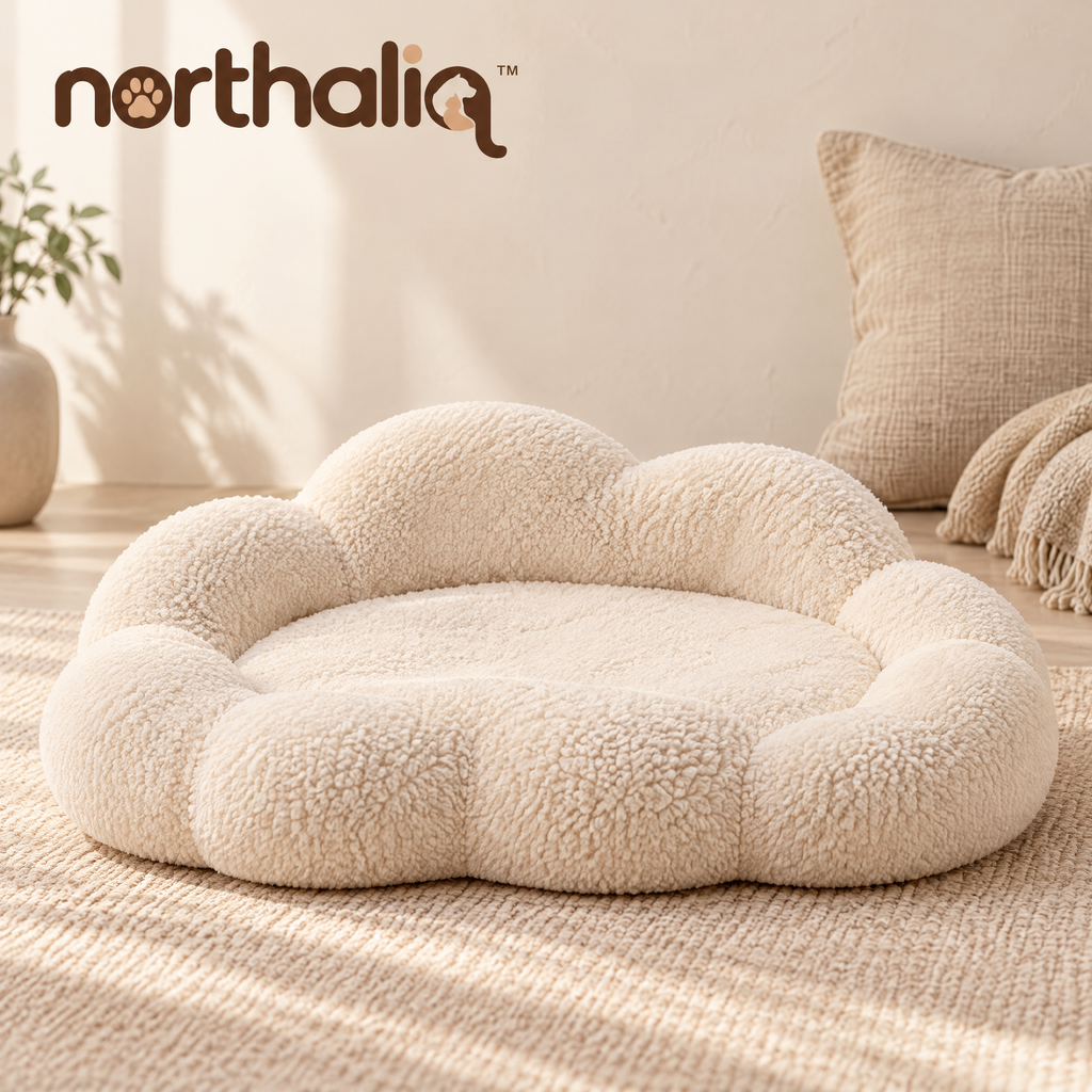 Northaliq™ Cozy Plush Donut Pet Bed