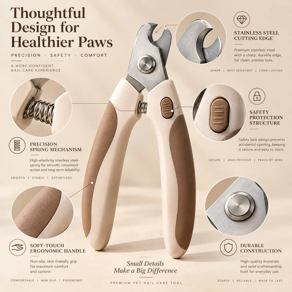 Northaliq™ Stainless Steel Pet Nail Clippers