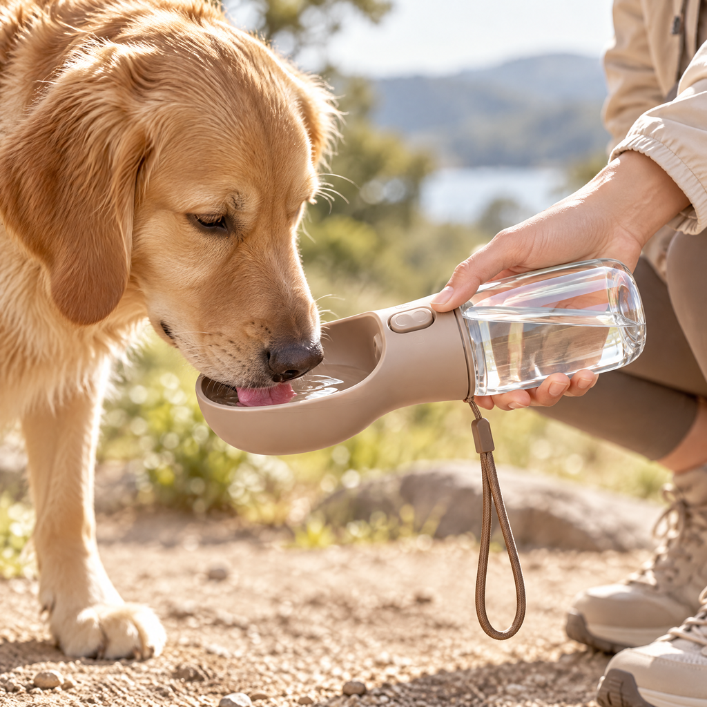 Northaliq™ Portable Dog Water Bottle with Drinking Bowl
